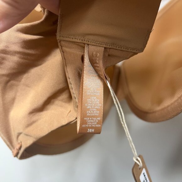NWT Skims weightless demi ochre Underwire Bra Adjustable Straps Size 36H - Picture 9 of 10